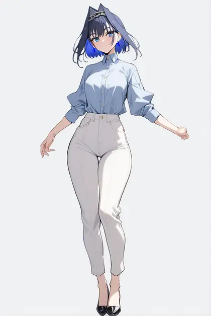 1girl, ouro kronii, hololive