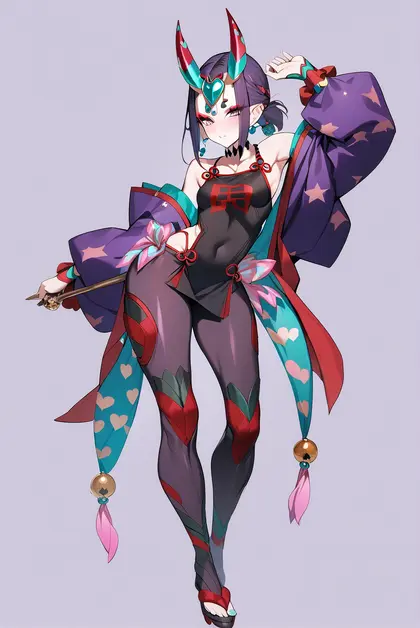 1girl, shuten douji (halloween caster) (fate), fate/grand order