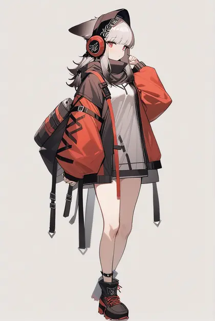 1girl, frostleaf (arknights), arknights