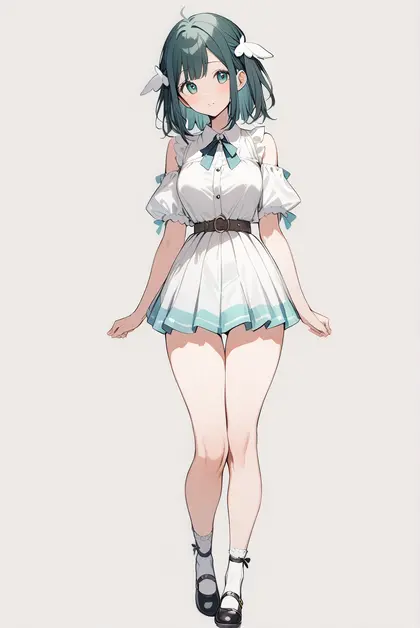 1girl, amano nene (vtuber), production kawaii