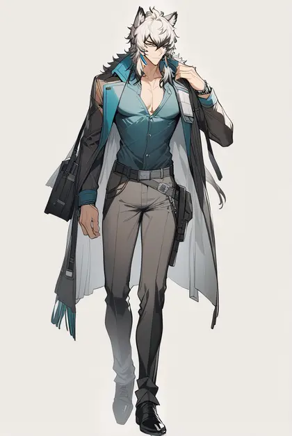 1boy, silverash (arknights), arknights