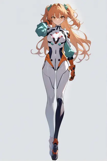 1girl, souryuu asuka langley, neon genesis evangelion