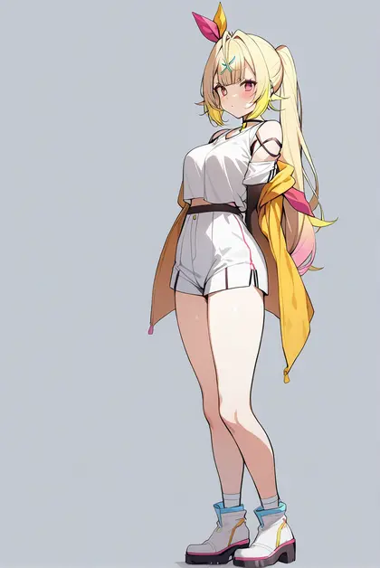 1girl, hoshikawa sara, nijisanji