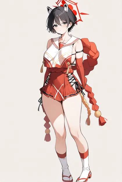 1girl, tsubaki (blue archive), blue archive