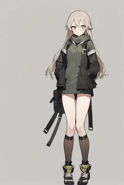 1girl, mg4 (girls' frontline), girls' frontline