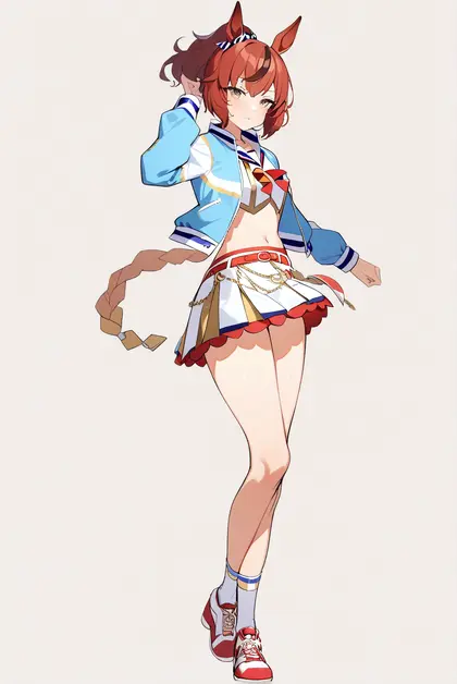 1girl, nice nature (run&win) (umamusume), umamusume