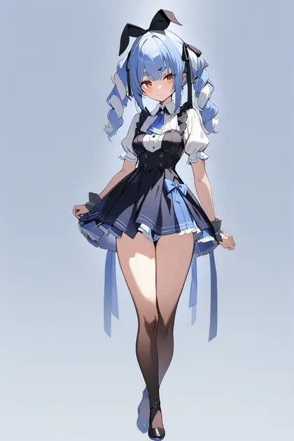 1girl, usada pekora (5th costume), hololive