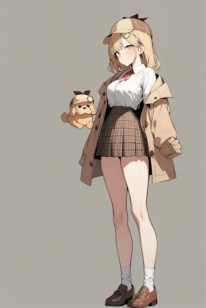 1girl, bubba (watson amelia), hololive