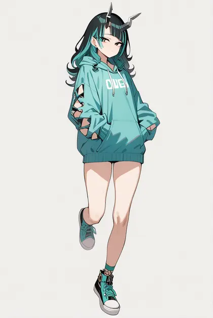 1girl, shishio chris, nanashi inc.