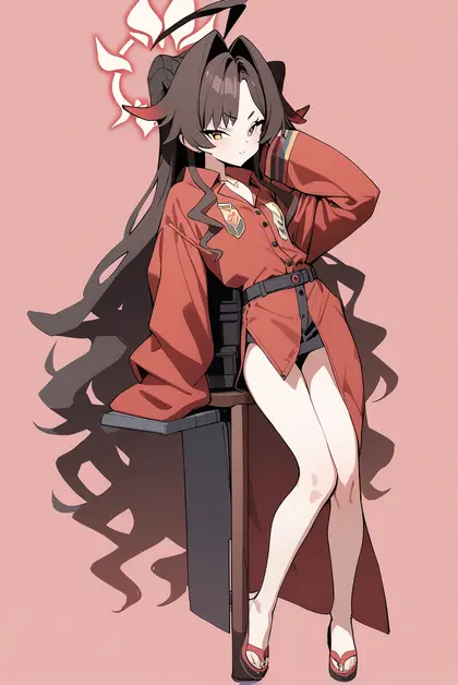 1girl, kasumi (blue archive), blue archive