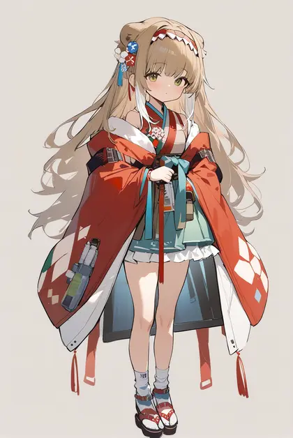 1girl, suzuran (yukibare) (arknights), arknights