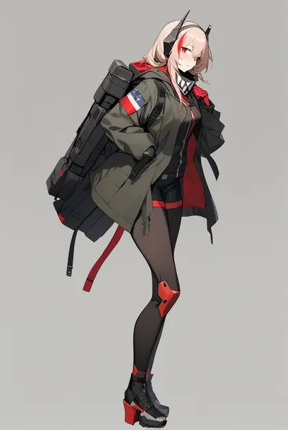 1girl, m4 sopmod ii (mod3) (girls' frontline), girls' frontline