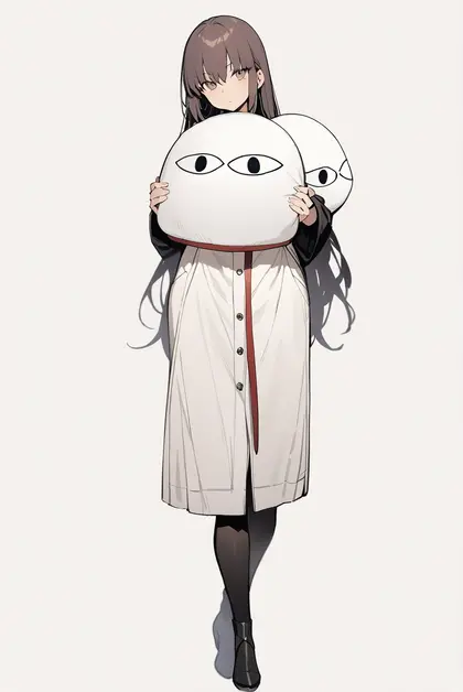 1girl, medjed (fate), fate/grand order