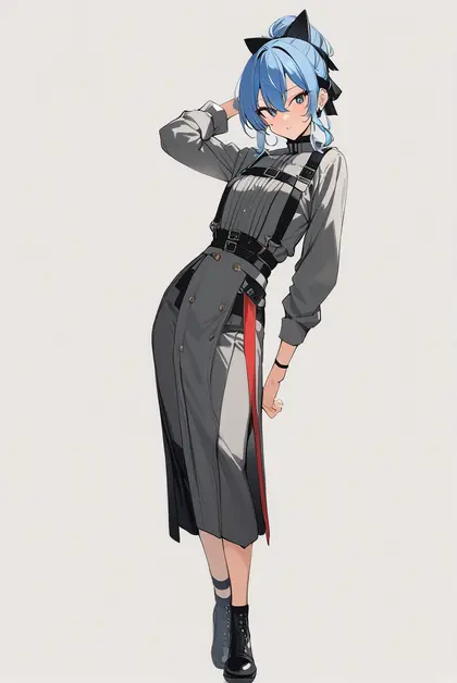 1girl, hoshimachi suisei (shout in crisis), hololive