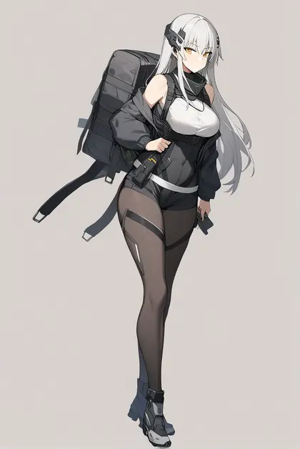1girl, gager (girls' frontline), girls' frontline