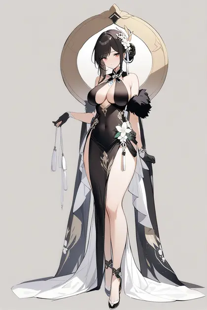 1girl, chen hai (vestibule of wonders) (azur lane), azur lane