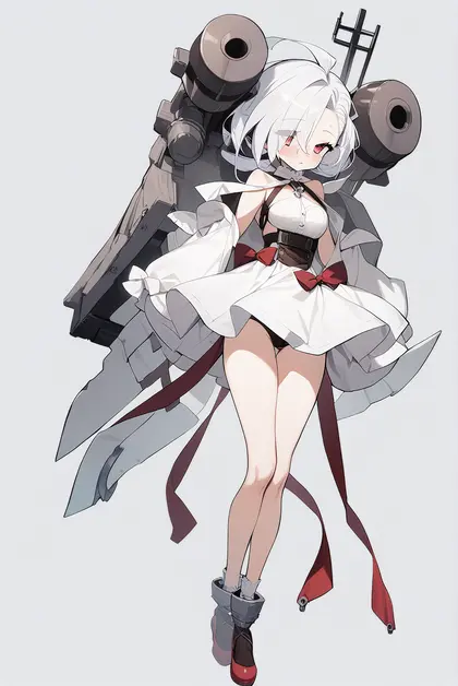 1girl, terror (azur lane), azur lane