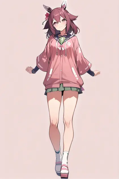 1girl, sakura chiyono o (umamusume), umamusume