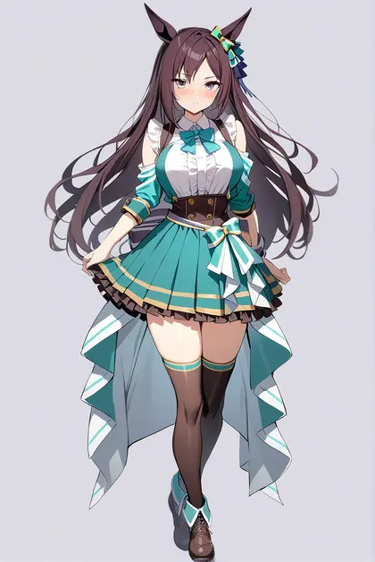 1girl, mejiro dober (umamusume), umamusume