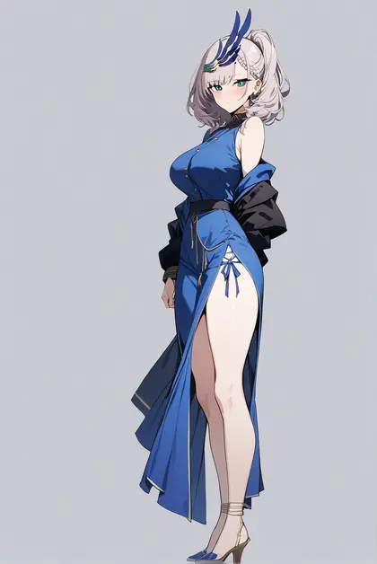 1girl, pavolia reine, hololive