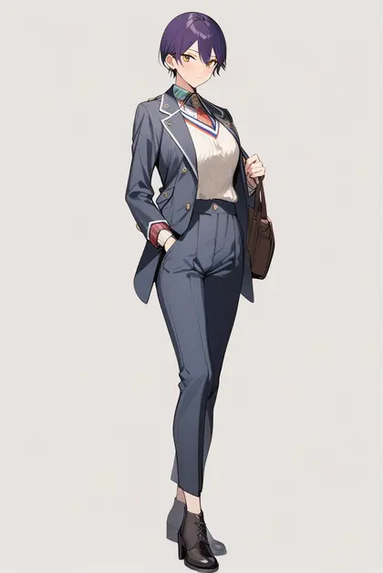 1girl, kenmochi touya, nijisanji