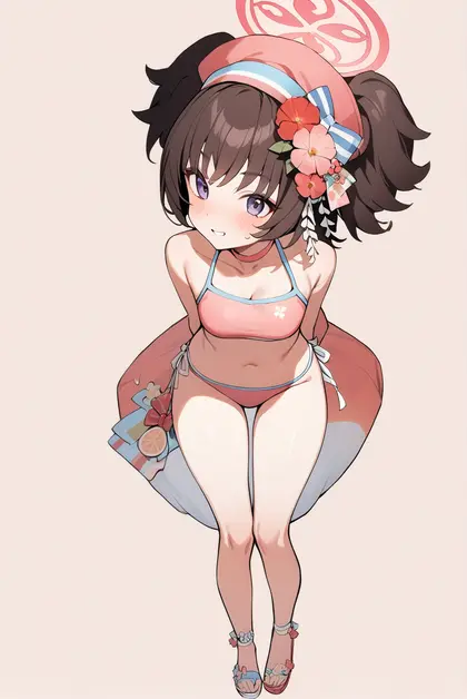 1girl, shizuko (swimsuit) (blue archive), blue archive