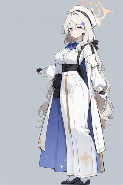 1girl, mine (blue archive), blue archive