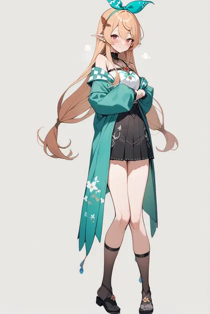 1girl, pomu rainpuff, nijisanji