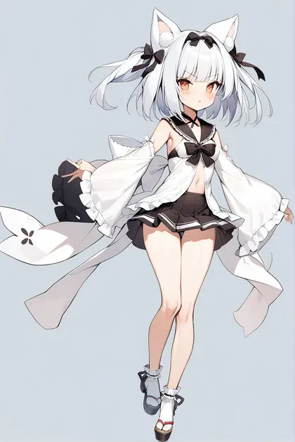 1girl, yukikaze (azur lane), azur lane