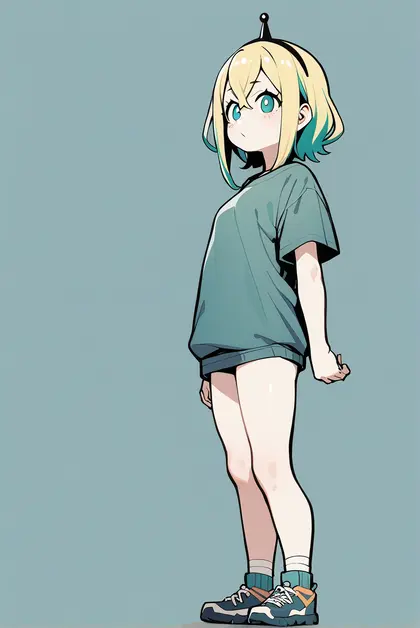 1girl, amano pikamee, voms