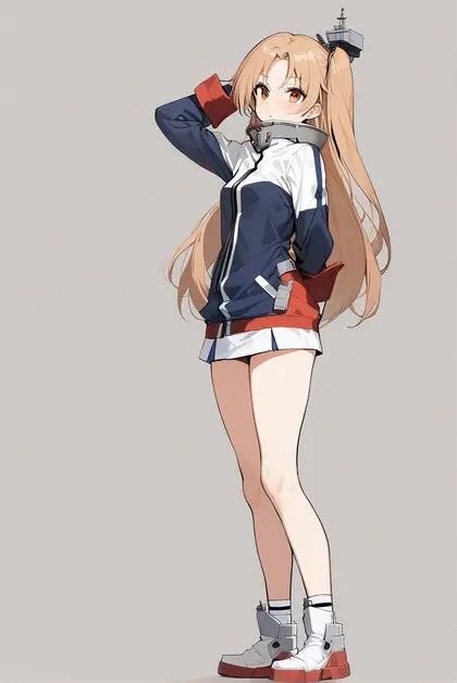 1girl, cleveland (azur lane), azur lane