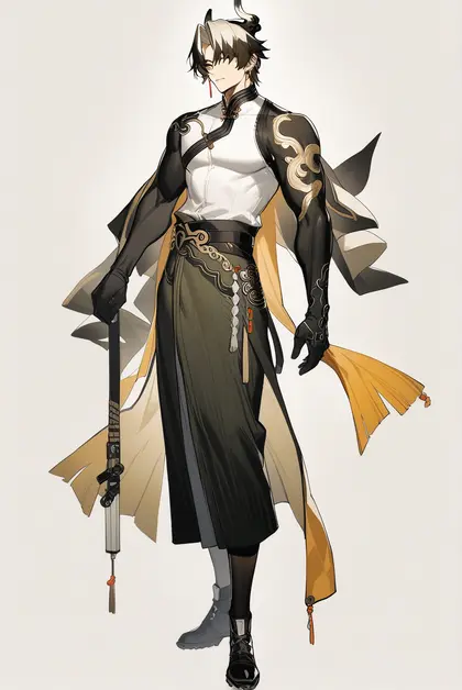 1boy, chong yue (arknights), arknights