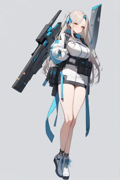 1girl, neon (nikke), goddess of victory: nikke