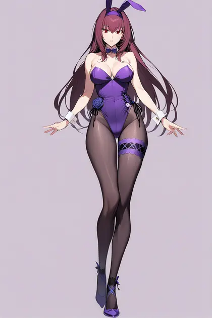 1girl, scathach (piercing bunny) (fate), fate/grand order