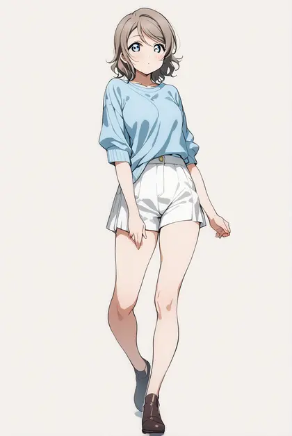 1girl, watanabe you, love live!