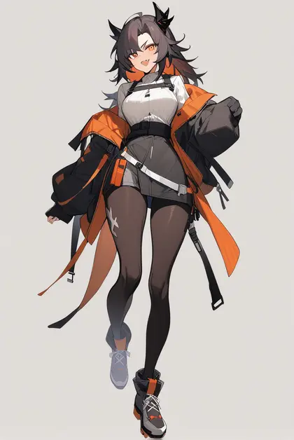 1girl, fang (arknights), arknights