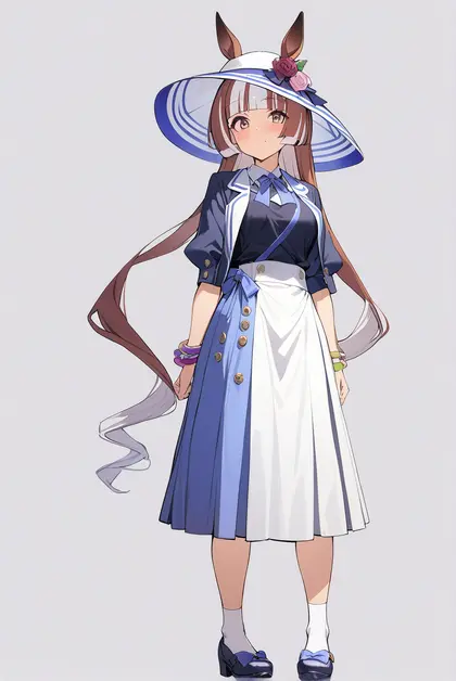 1girl, akikawa yayoi (umamusume), umamusume