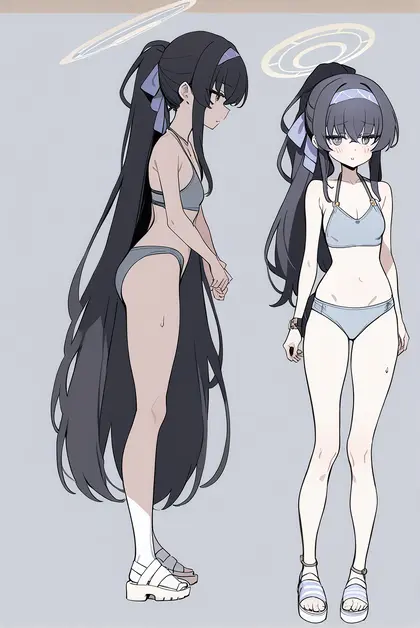 1girl, ui (swimsuit) (blue archive), blue archive