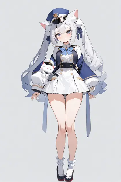 1girl, meowfficer (azur lane), azur lane