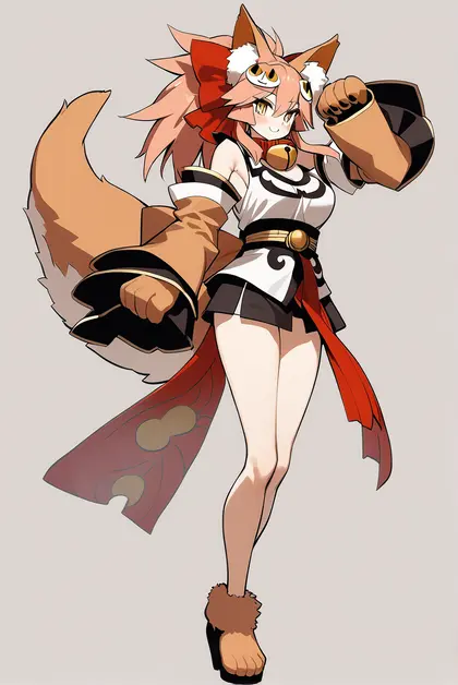 1girl, tamamo cat (second ascension) (fate), fate/grand order