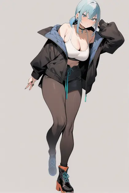 1girl, ikuchan kaoru (character), indie virtual youtuber