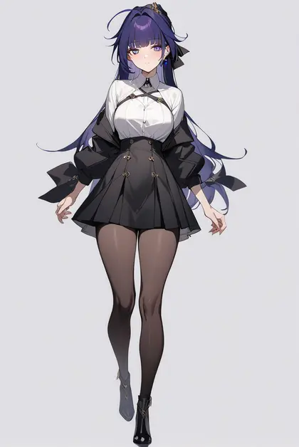 1girl, raiden mei, honkai (series)