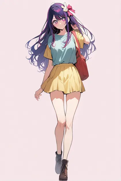 1girl, hoshino ai (oshi no ko), oshi no ko