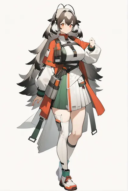 1girl, snowsant (arknights), arknights