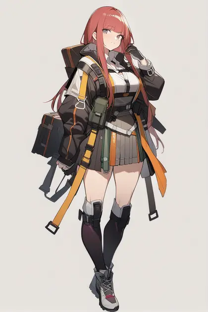 1girl, bagpipe (arknights), arknights