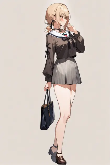 1girl, shiranui flare (3rd costume), hololive