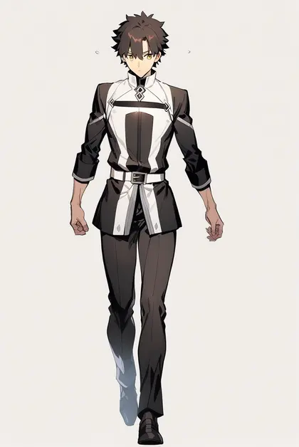 1boy, fujimaru ritsuka (male) (true ether chaldea uniform), fate/grand order