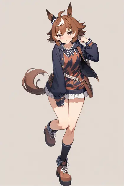 1girl, shinko windy (umamusume), umamusume