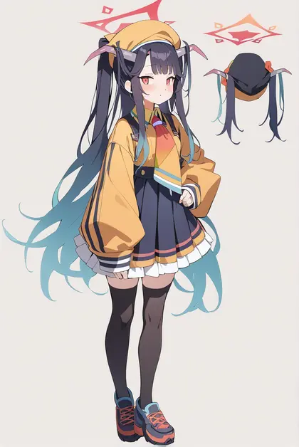 1girl, fuuka (blue archive), blue archive