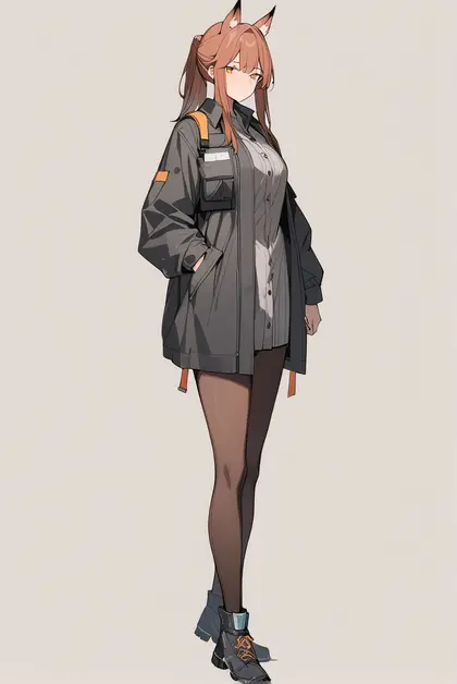 1girl, franka (arknights), arknights